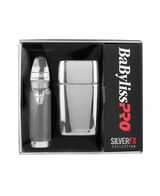 Double Foil Shaver & FX Outliner Trimmer - Silver Duo Pack