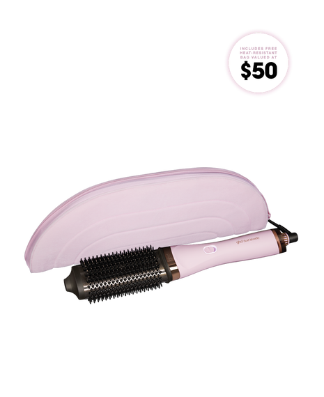 duet blowdry 2 in 1 hair dryer brush in pink sorbet - limited edition