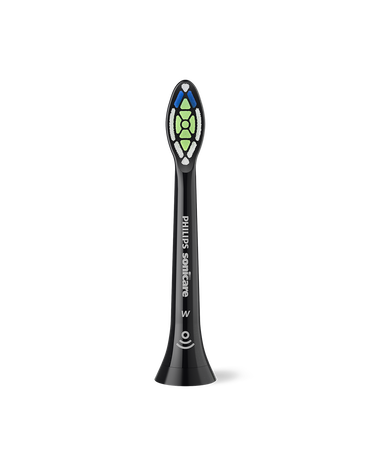 Sonicare W2 Optimal White Replacement Head Refills 6 Pack - Black
