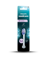 Sonicare S2 Sensitive Brush Head Refills 2 Pack - White