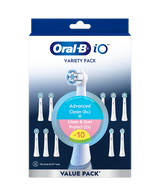 iO Advanced Clean 8 Pack & Clean & Gum Protect 2 Pack Replacement Brush Heads