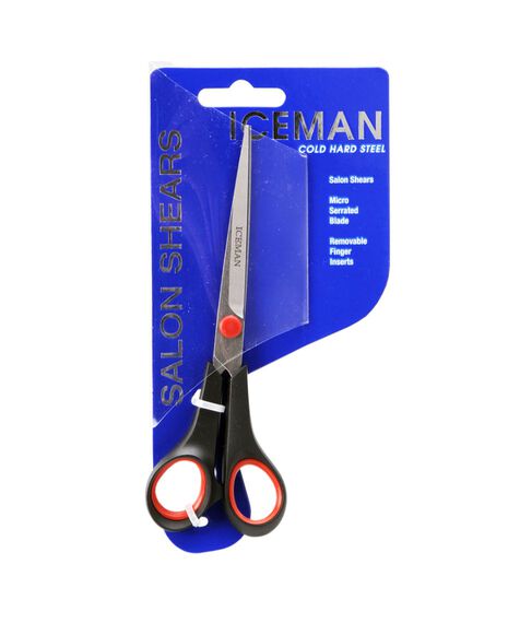 Salon Shears 6" Black Scissor in Hangsell