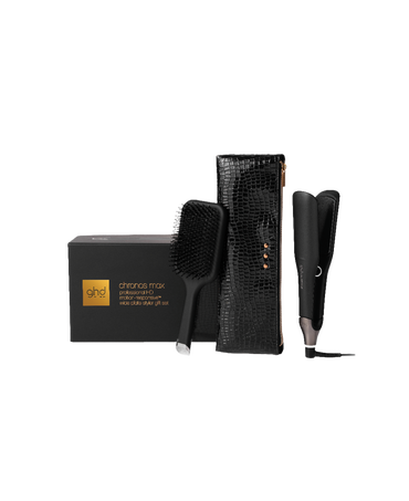 chronos max wide plate hair straightener gift set - limited edition