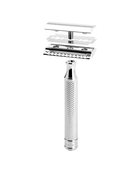 TRADITIONAL Closed Comb Safety Razor - Chrome
