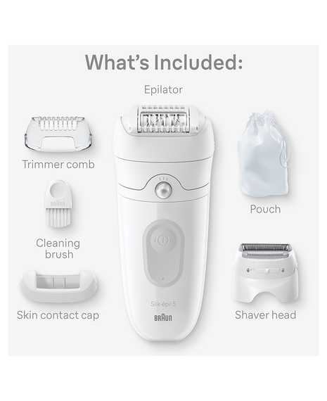 Silk-épil 5 Epilator with 4 Extras