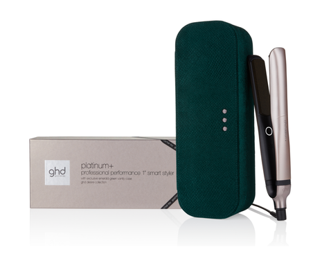 platinum+ hair straightener in warm pewter