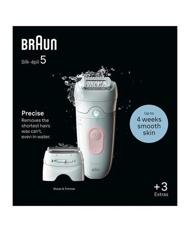 Silk-épil 5 Epilator with 3 Extras