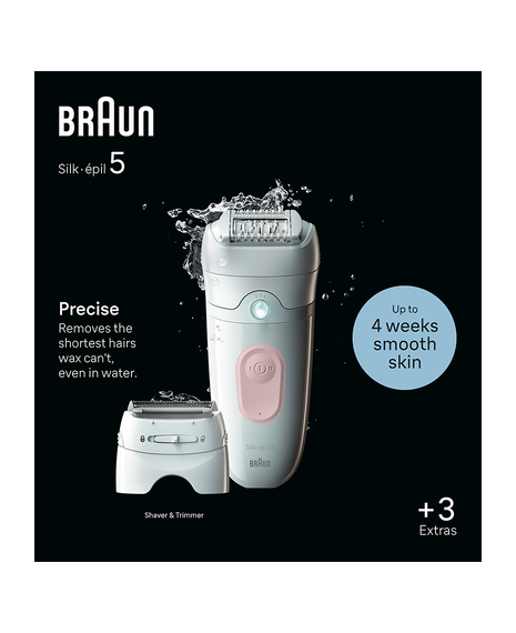 Silk-épil 5 Epilator with 3 Extras