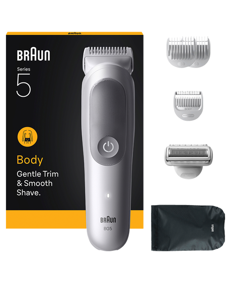 Series 5 Waterproof Body Groomer with 6 Grooming Tools & Accessories