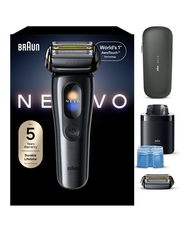 NEVO Wet & Dry Electric Shaver with 7-in-1 Care System & Extra Shaver Head