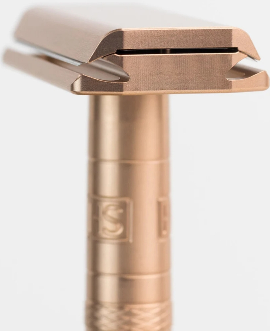 Henson Shaving | AL13 Closed Comb Safety Razor - Copper | Shaver Shop