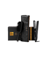 gold professional hair straightener gift set - limited edition