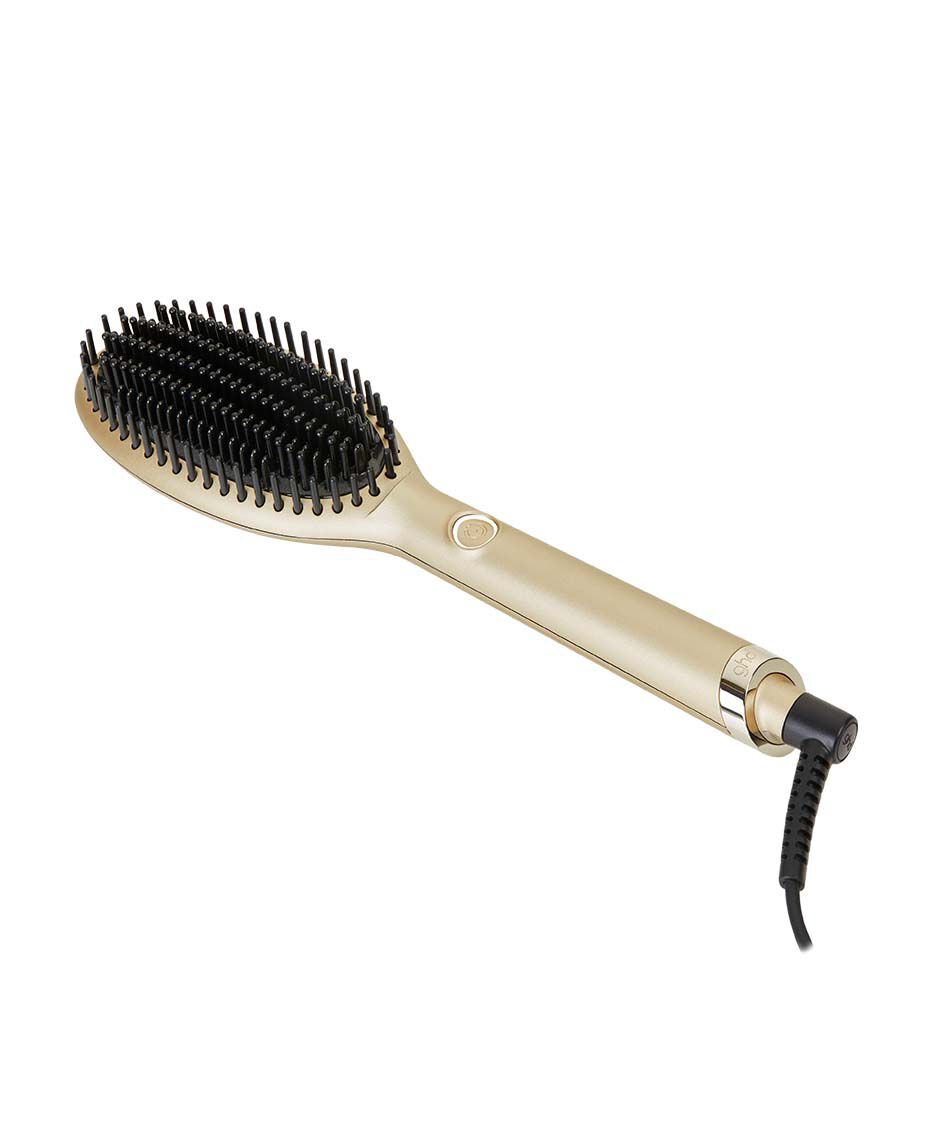 ghd® glide™ hair straightening brush in champagne gold Shaver Shop