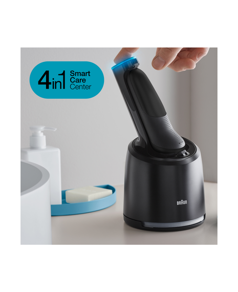 Series 7 Wet & Dry Electric Shaver with Precision Trimmer Head & Clean & Charge Station