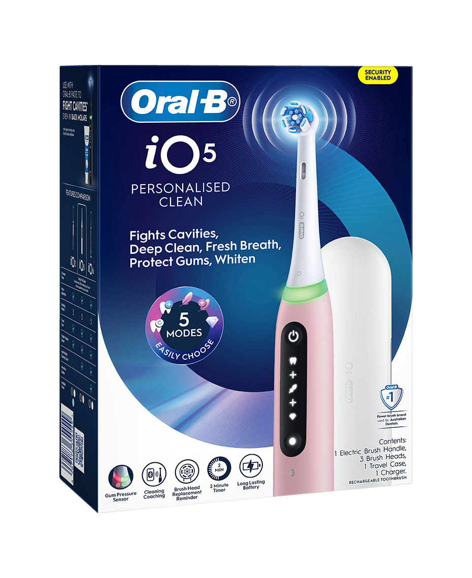 Oral-B iOシリーズ5 本体 Blush Pink Oral-B | iO5 Electric Toothbrush - Blush Pink | Shaver Shop