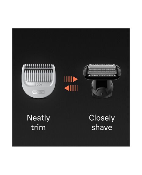 Series 5 Waterproof Body Groomer with 4 Attachments