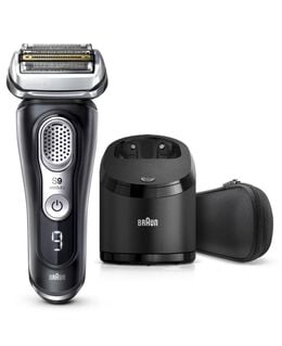 Series 9  Latest Generation Wet & Dry Electric Shaver with Clean&Charge Station and Fabric Travel Case