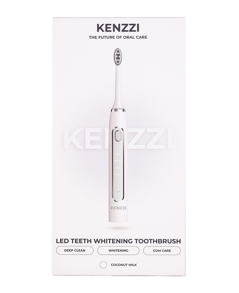 LED Whitening Sonic Electric Toothbrush - Coconut Milk