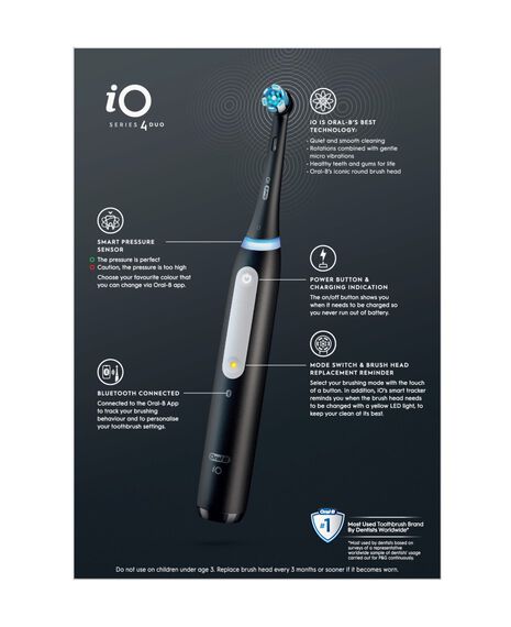 iO4 Dual Handle Electric Toothbrush Pack