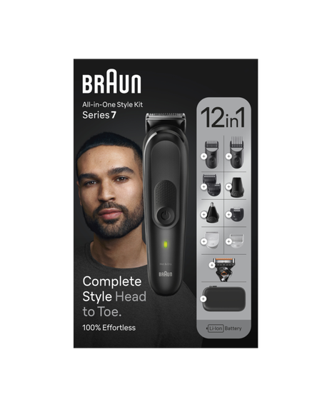 Series 7 12-in-1 All-in-One Waterproof Style Grooming Kit with Charging Stand