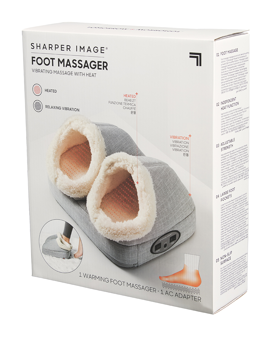 Sharper Image Vibrating Foot Massager with Heat Shaver Shop