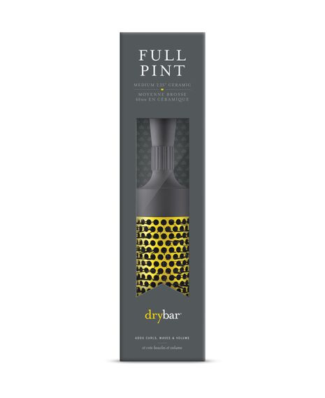 Full Pint Medium Round Ceramic Hair Brush