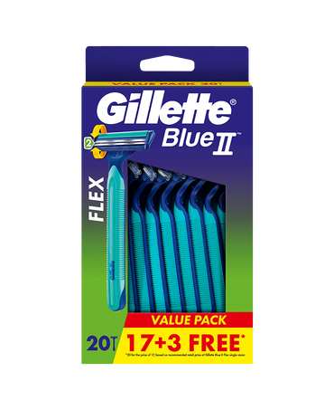 Blue II Razor 20 Pack