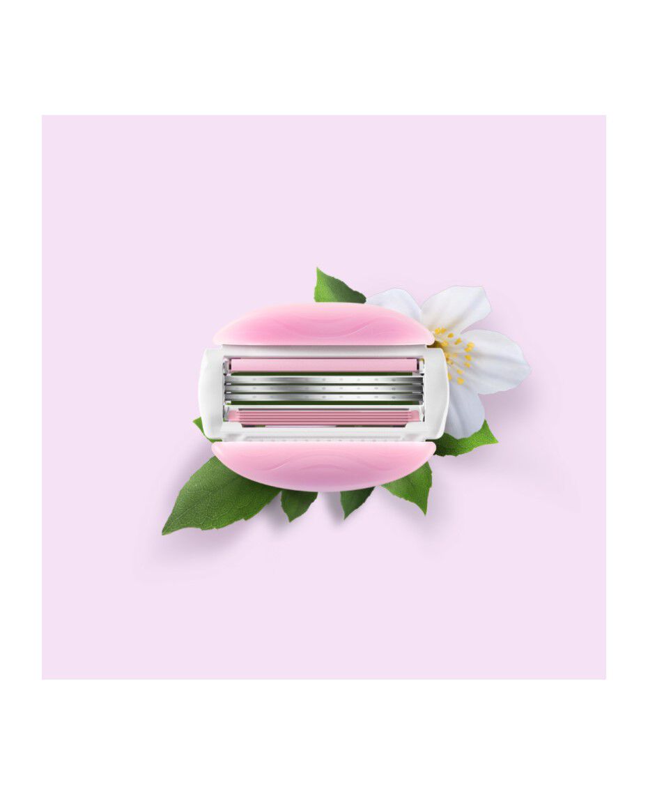 Gillette Venus Comfortglide White Tea Razor Value Pack with 5 Refill