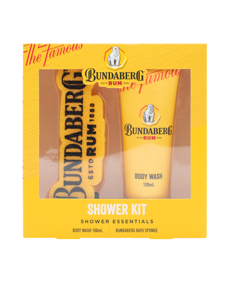 Shower Essentials Set with Body Wash 100mL & Sponge