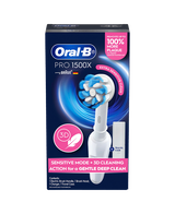 Pro 1500X Electric Toothbrush with Travel Case - White