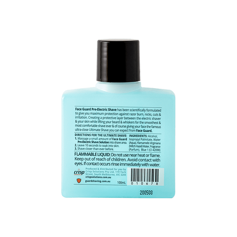 Guard Grooming | Face Guard Pre-Electric Shaving Solution 100ml ...