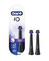 iO Radiant White Replacement Brush Heads 2 Pack - Black