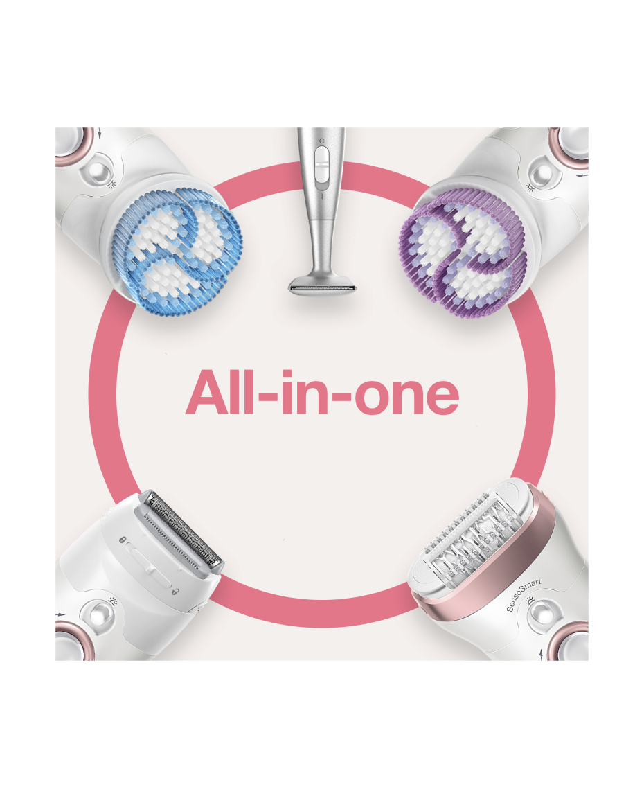 Braun Silképil 9 SkinSpa Wet & Dry Epilator Shaver Shop