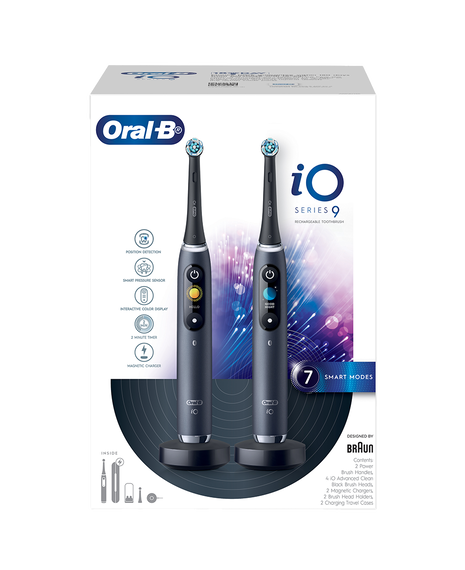 iO9 Dual Handle Electric Toothbrush Pack