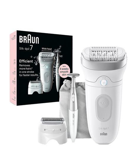 Silk-épil 7 Epilator with Bikini Trimmer & 9 Extras