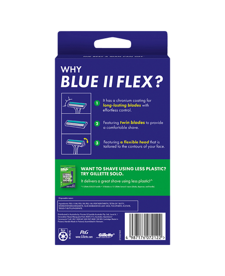 Blue II Razor 20 Pack