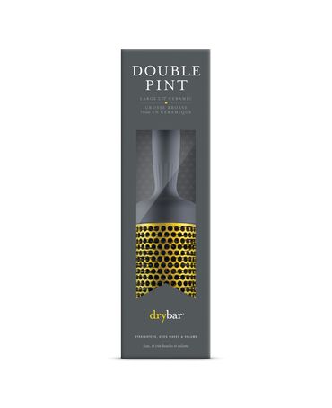 Double Pint Large Round Ceramic Hair Brush