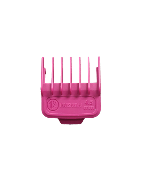 Magnetic Hair Clipper Guide Comb #1.5 - 4.5MM - Pink