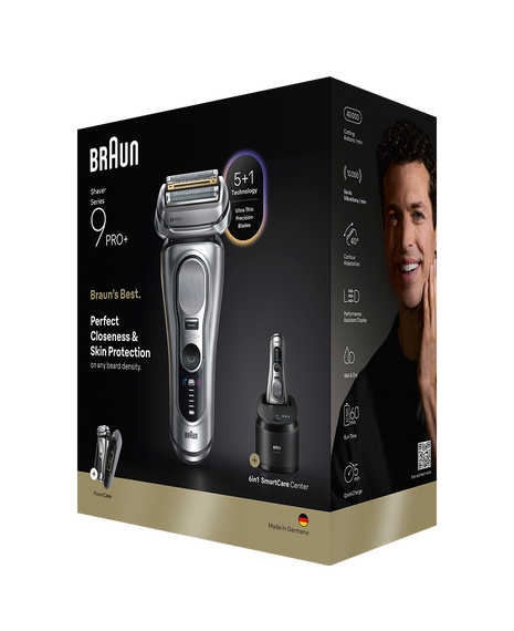 Series 9 PRO+ Wet & Dry Electric Shaver with 6-in-1 SmartCare Center & PowerCase