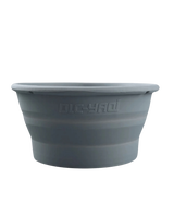 Collapsible Silicone Shaving Bowl - Grey