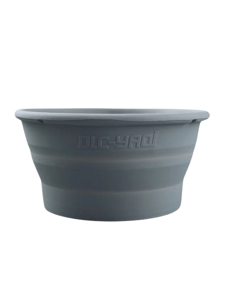 Collapsible Silicone Shaving Bowl - Grey
