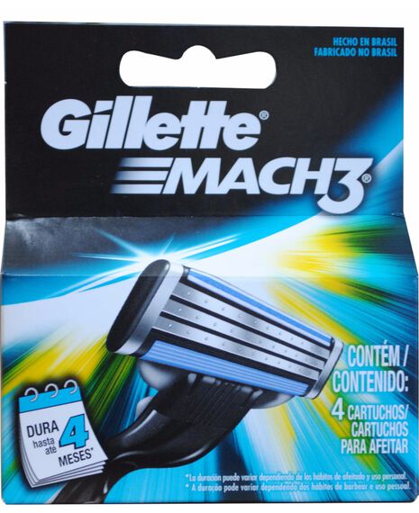 Mach 3 4 Pack Blades