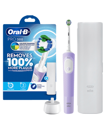 Pro 300 Electric Toothbrush with Travel Case - Lilac