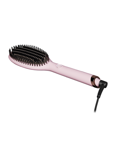 glide hair straightener brush in pink sorbet - limited edition