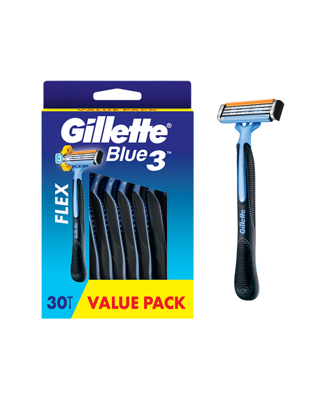 Blue 3 Razor 30 Pack