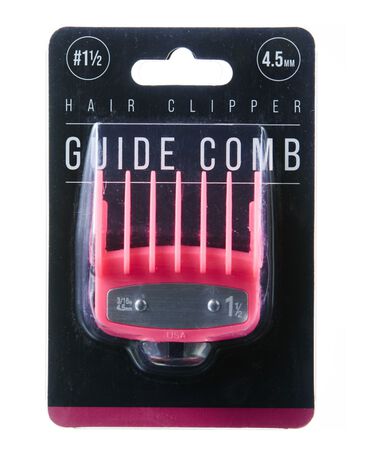 Hair Clipper Guide Comb #1.5 - 4.5MM - Pink