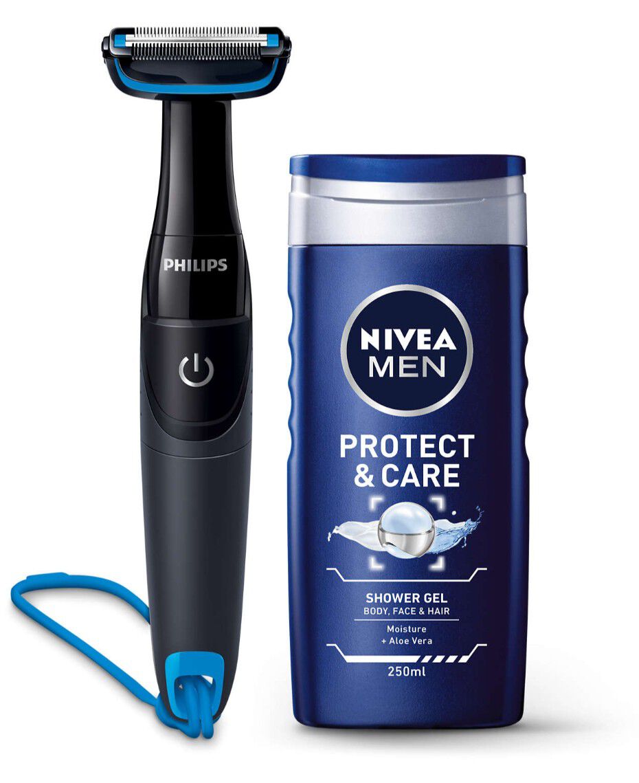 Philips Bodygroom Series 1000 With Nivea Men Shaver Shop