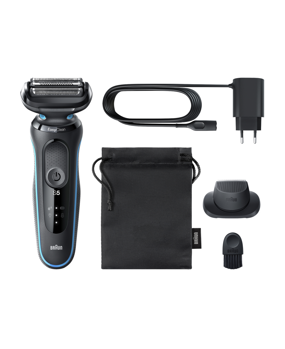 Braun Series 5 Easy Rinse Electric Shaver with Precision Trimmer Head