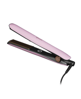 gold professional hair straightener in pink sorbet - limited edition