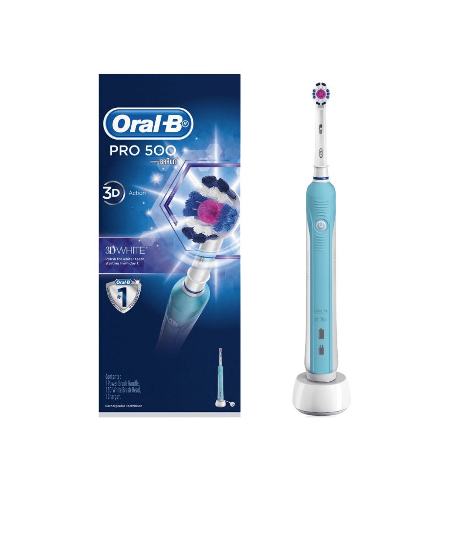 Oral B Pro 500 3d Whitening Electric Toothbrush Shaver Shop